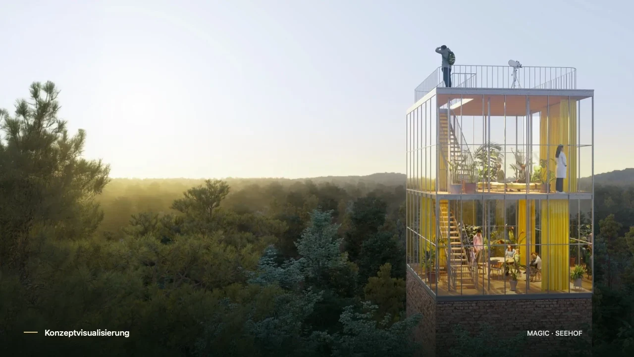 Der Seehof erwacht · Architekturvisualisierung