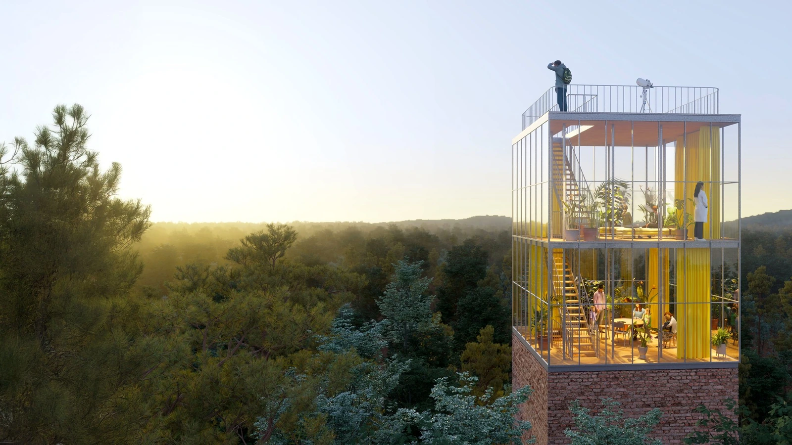 Der Wasserturm · Architekturvision für MAGIC Wonderland am Seehof